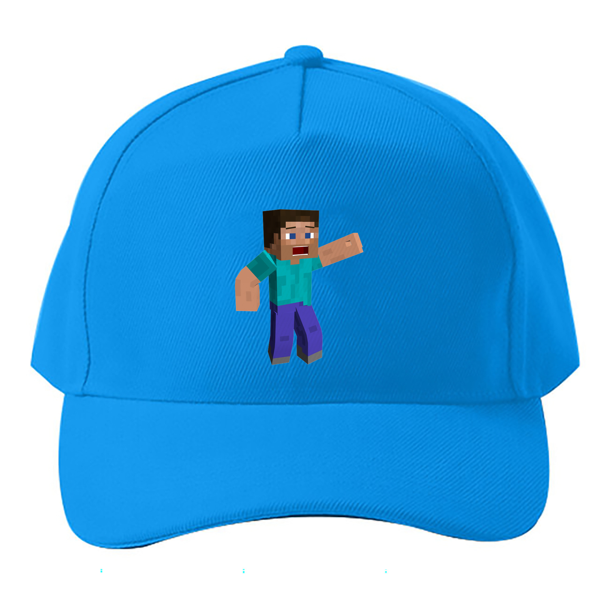 （画像用） マインクラフト ブロックの世界 Minecraft MC Block world ベースボールキャップ 綿100％ 男女兼用 帽子 スポーツ